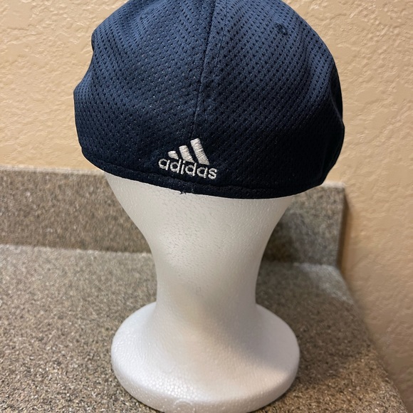 Adidas Flex Fitted Hat Navy Blue Size L/XL - Picture 3 of 4